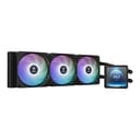 WaterCooler Gamdias AURA GL 360 LCD 360mm Preto ARGB c/ Display LCD Personalizável