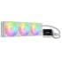 WaterCooler Gamdias Chione E4-360 360mm Branco LED ARGB c/ Visor de Temperatura