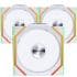 Kit 3 Cooler Fan Lian Li UNI FAN SL Wireless Reverse Blade 120mm Branco ARGB