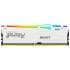 Memória 16GB DDR5 6000Mhz Kingston Fury Beast RGB Branco