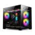 Gabinete Round5 Blast Preto Aquário mATX