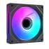 Cooler Fan Round5 Aurora Black Reverse 120mm ARGB PWM
