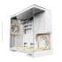 Gabinete Geometric Future Model 5 Branco Aquário E-ATX c/ 5 Coolers ARGB