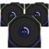 Kit 3 Cooler Fan Lian Li UNI FAN TL Wireless Reverse LCD 120mm Preto ARGB