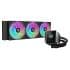 WaterCooler DeepCool Mystique 360 Preto 360mm ARGB c/ Display Personalizável